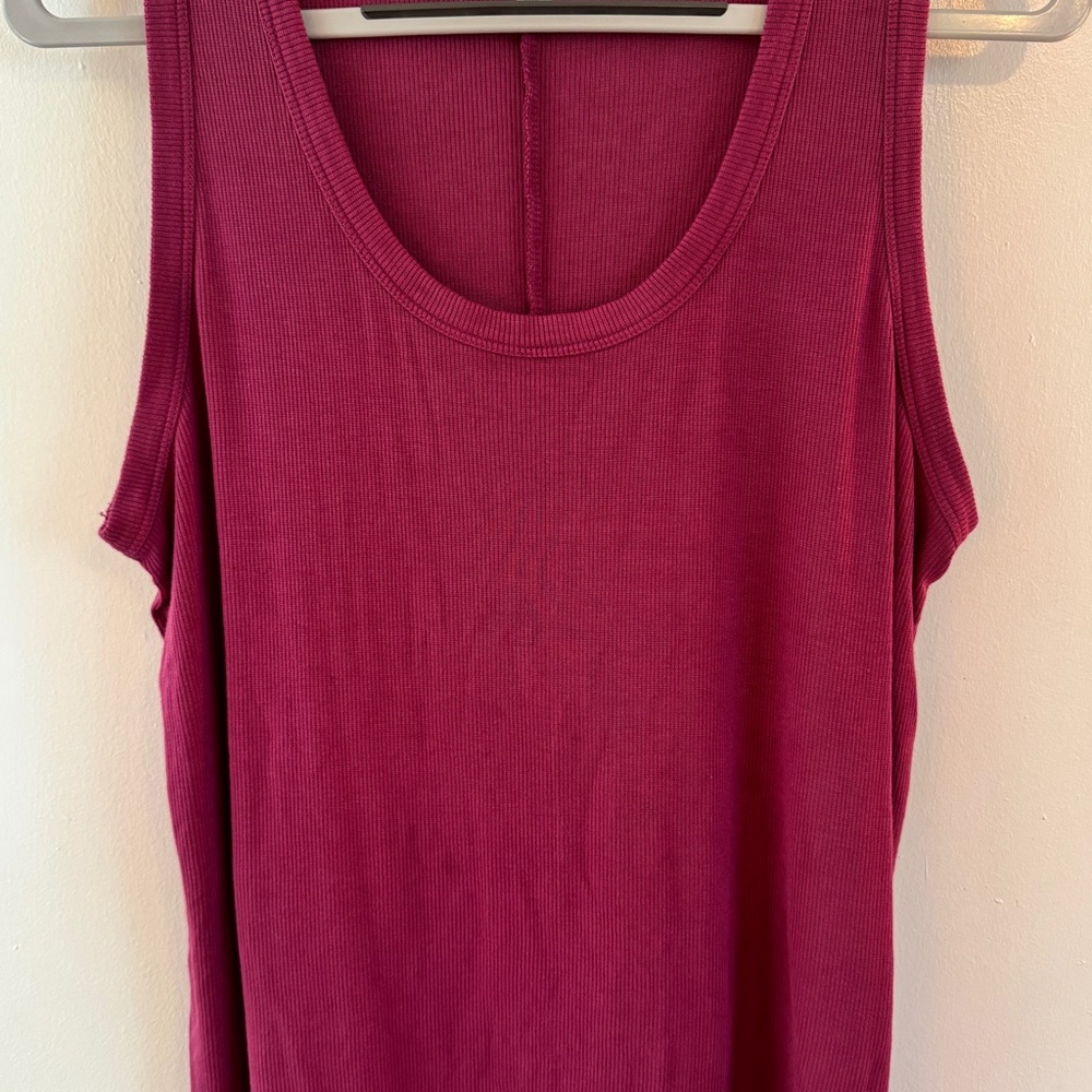 Threads 4 Thought Pink/Purple Tank Top Sleeveless Style NWOT xl